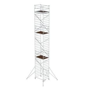 Günzburger Steigtechnik Klappgerüst 1,35 x 1,80 m mit Ausleger Plattformhöhe 10,80 m
