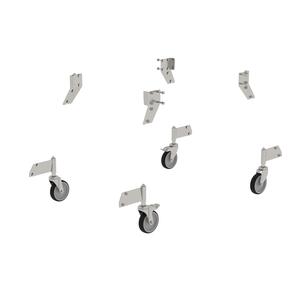 Günzburger Steigtechnik Nachrüstsatz Lenkrolle Edelstahl