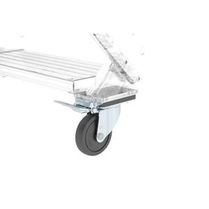 Günzburger Steigtechnik Nachrüstsatz für Rollen Idealstoppbremse