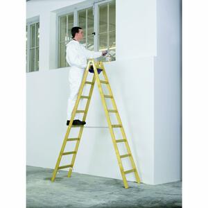 ZARGES Crestamax B - Holz-Stehleiter 2 x 6 Sprossen