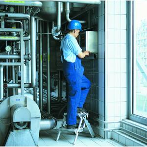 ZARGES Plazatec P - Stufentritt, klappbar 3 Stufen