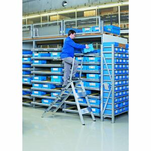 ZARGES Plazamax P - LM-Sicherheitstreppe 3 Stufen