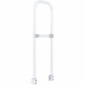 ZARGES Stirnseitiges Plattformgeländer, abnehmbar, 600 mm