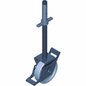 ZARGES Alu-Guss-Lenkrolle D = 125 mm