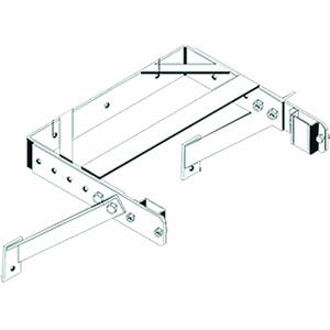 ZARGES Wandhalter U-Bügel verstellbar 400 - 600 mm, Stahl
