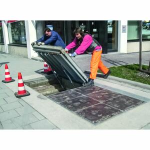 ZARGES Schachtabdeckung Aluminium