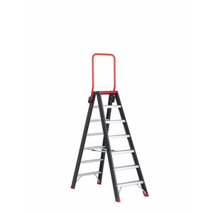Altrex Taurus TDO - beidseitig begehbare Steh- Stufenleiter TDO 2 x 7 mit Bügel